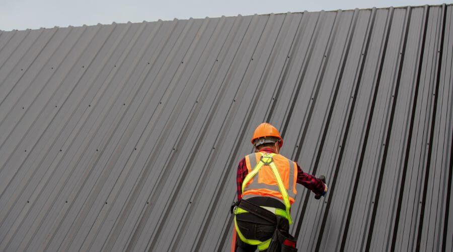 Professional metal roof installation services in Flint, MI